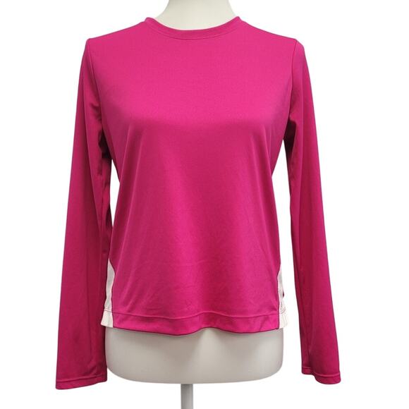 Champion Womens Medium 100% Polyester Long Sleeve Crew Neck Athletic Shirt - Picture 1 of 5